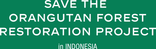 SAVE THE ORANGUTAN FOREST オランウータンの森 再生プロジェクト IN INDONESIA